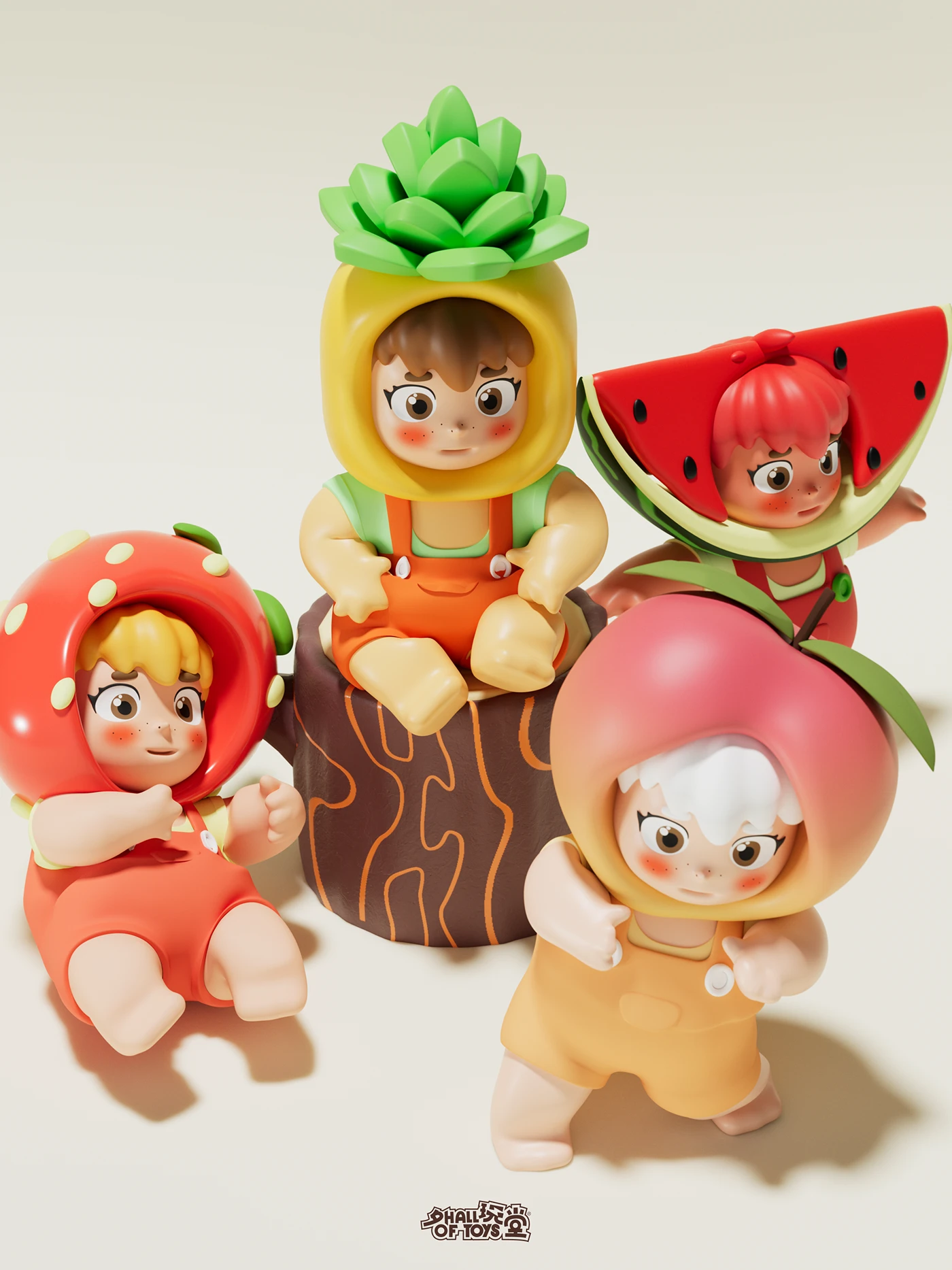 Trendy toys 3д IP character Design Mascot IP cartoon characters Children's Toys motion motion graphics 2D Animation