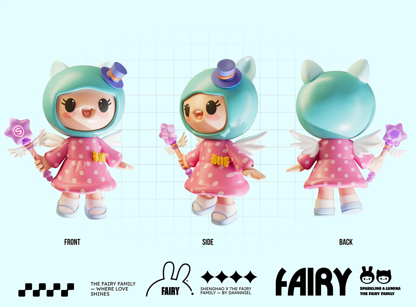 IP Sparkling & Lumina 吉祥物 copyright branding design trademark patent trade secret