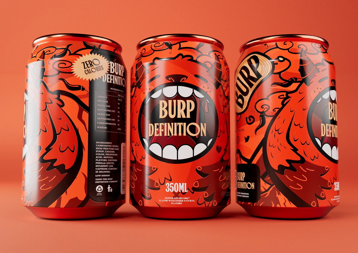 packaging design ILLUSTRATION branding beverage Branding design dragon chinese mythology
