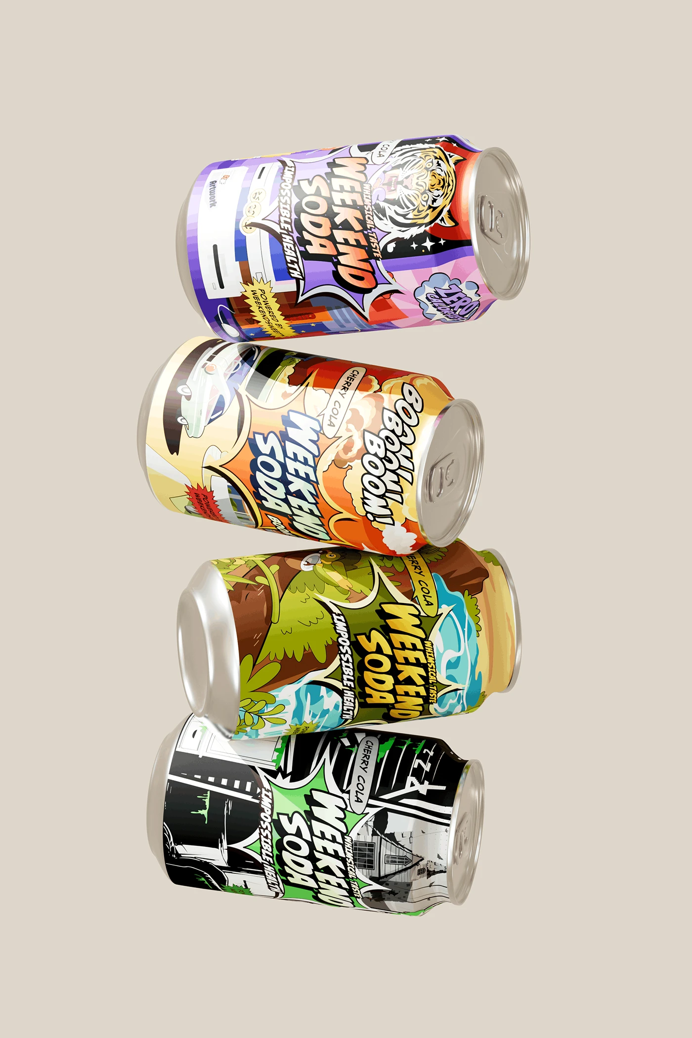 weekendsoda design branding Advertising visual identity Brand Design ILLUSTRATION adobe illustrator cartoon Drawing
