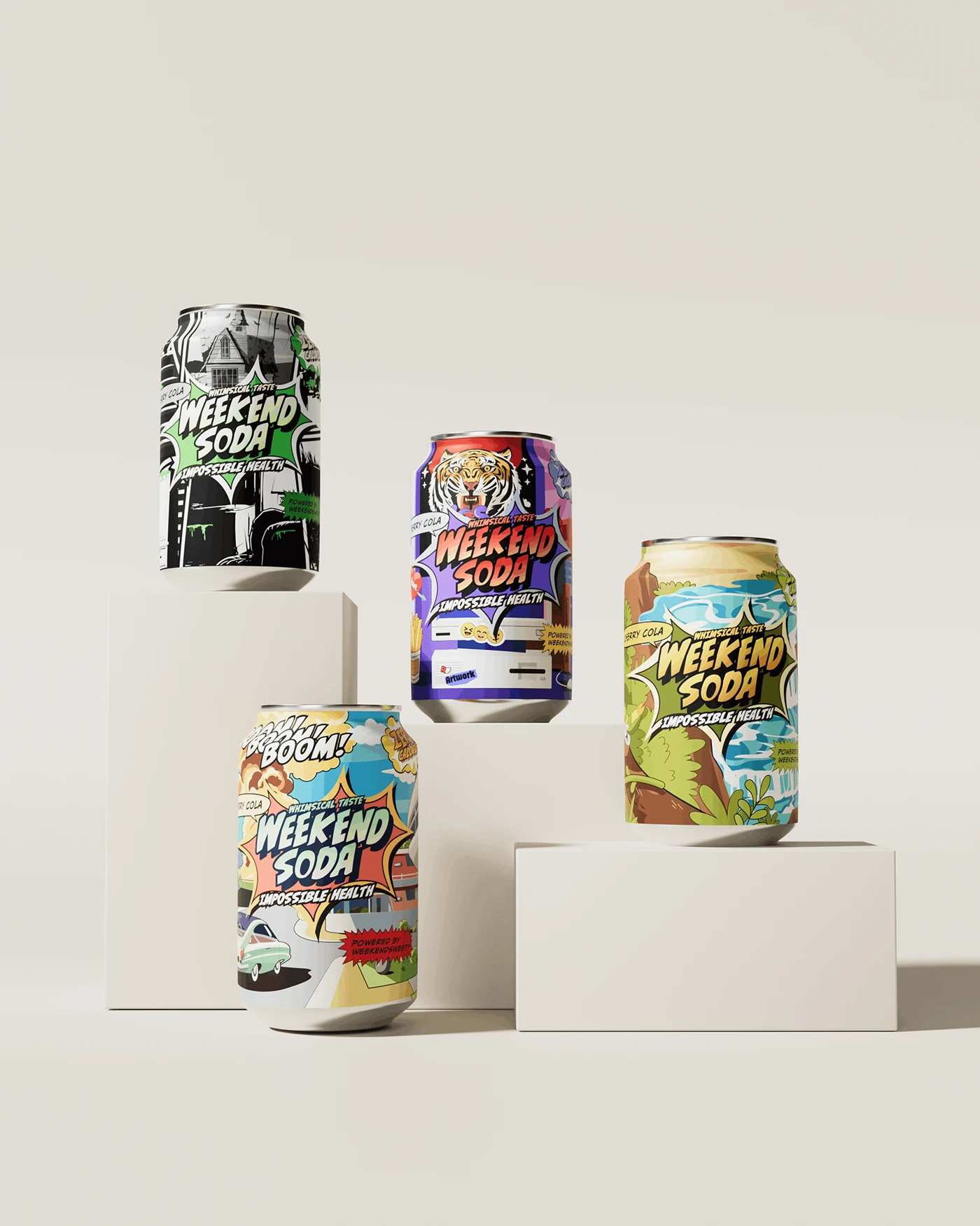 weekendsoda design branding Advertising visual identity Brand Design ILLUSTRATION adobe illustrator cartoon Drawing