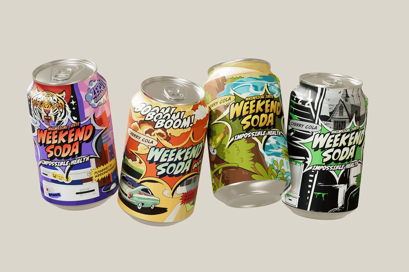 weekendsoda design branding Advertising visual identity Brand Design ILLUSTRATION adobe illustrator cartoon Drawing
