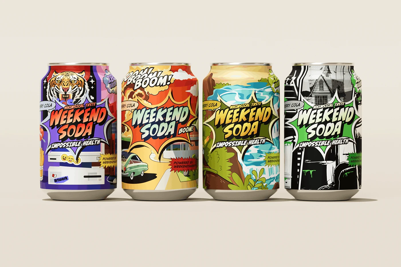 weekendsoda design branding Advertising visual identity Brand Design ILLUSTRATION adobe illustrator cartoon Drawing