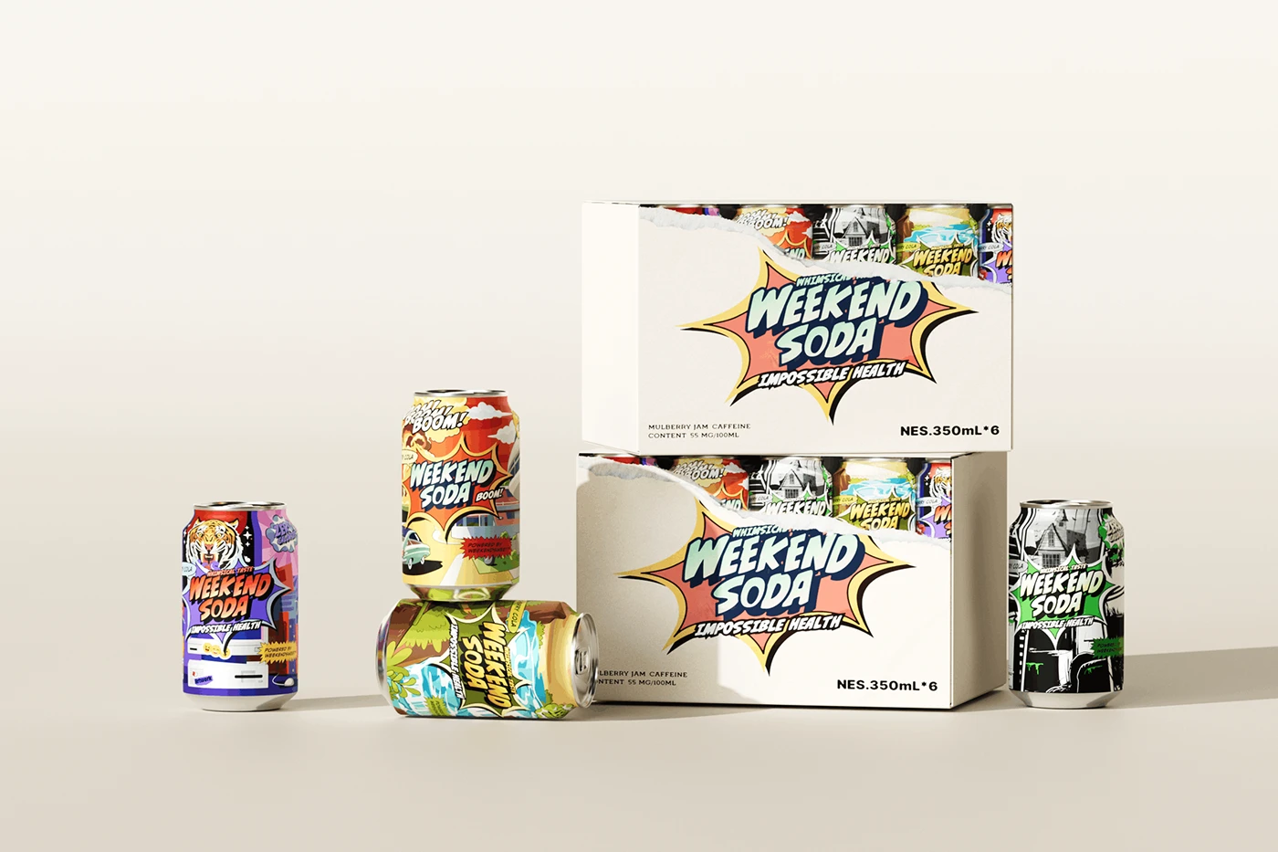 weekendsoda design branding Advertising visual identity Brand Design ILLUSTRATION adobe illustrator cartoon Drawing