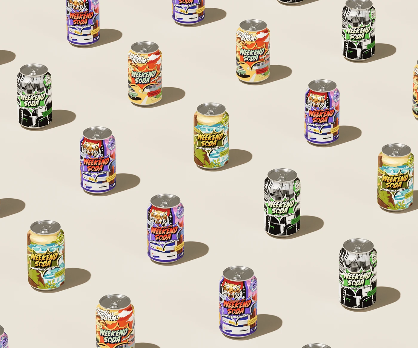 weekendsoda design branding Advertising visual identity Brand Design ILLUSTRATION adobe illustrator cartoon Drawing