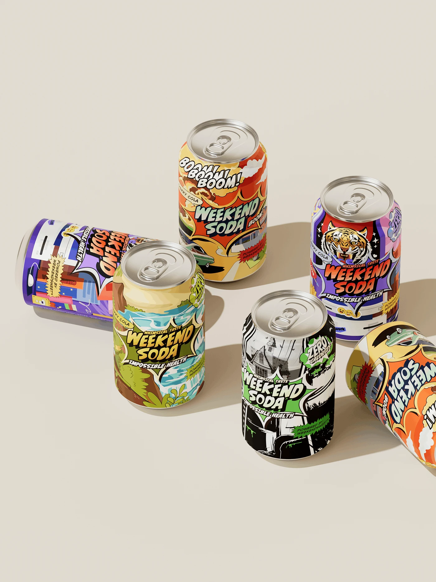 weekendsoda design branding Advertising visual identity Brand Design ILLUSTRATION adobe illustrator cartoon Drawing