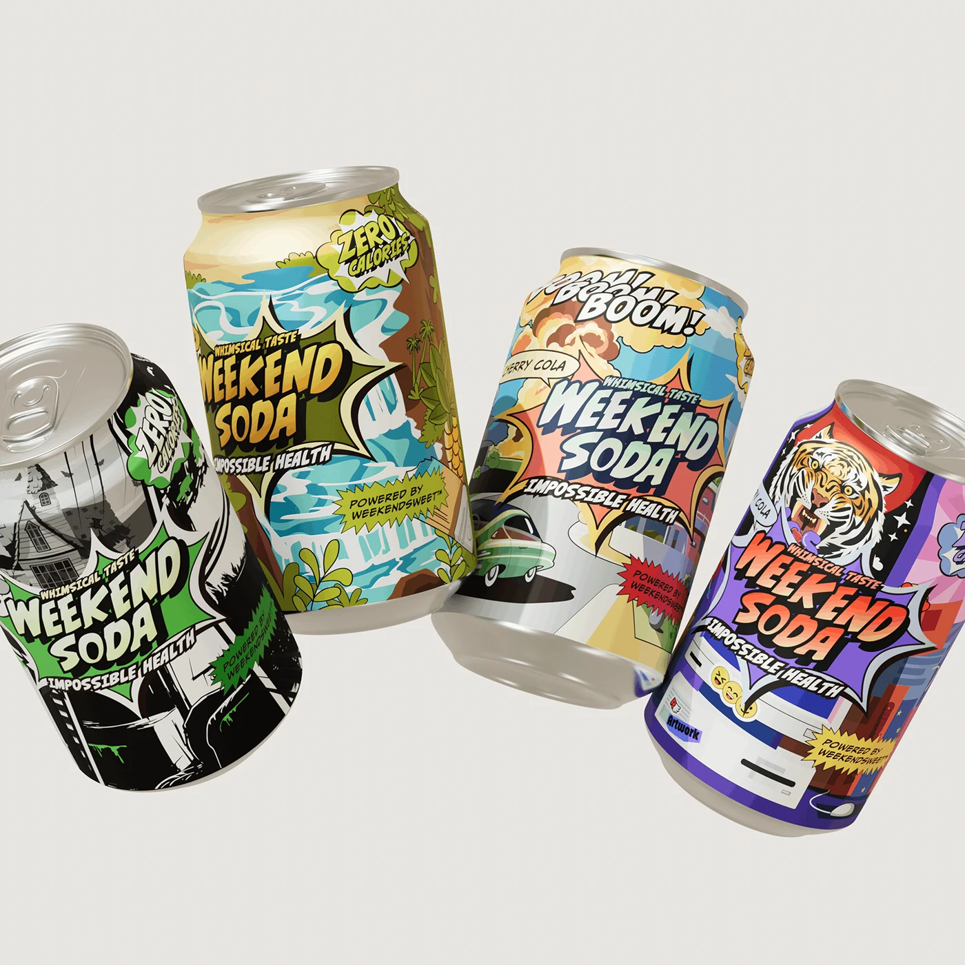 weekendsoda design branding Advertising visual identity Brand Design ILLUSTRATION adobe illustrator cartoon Drawing