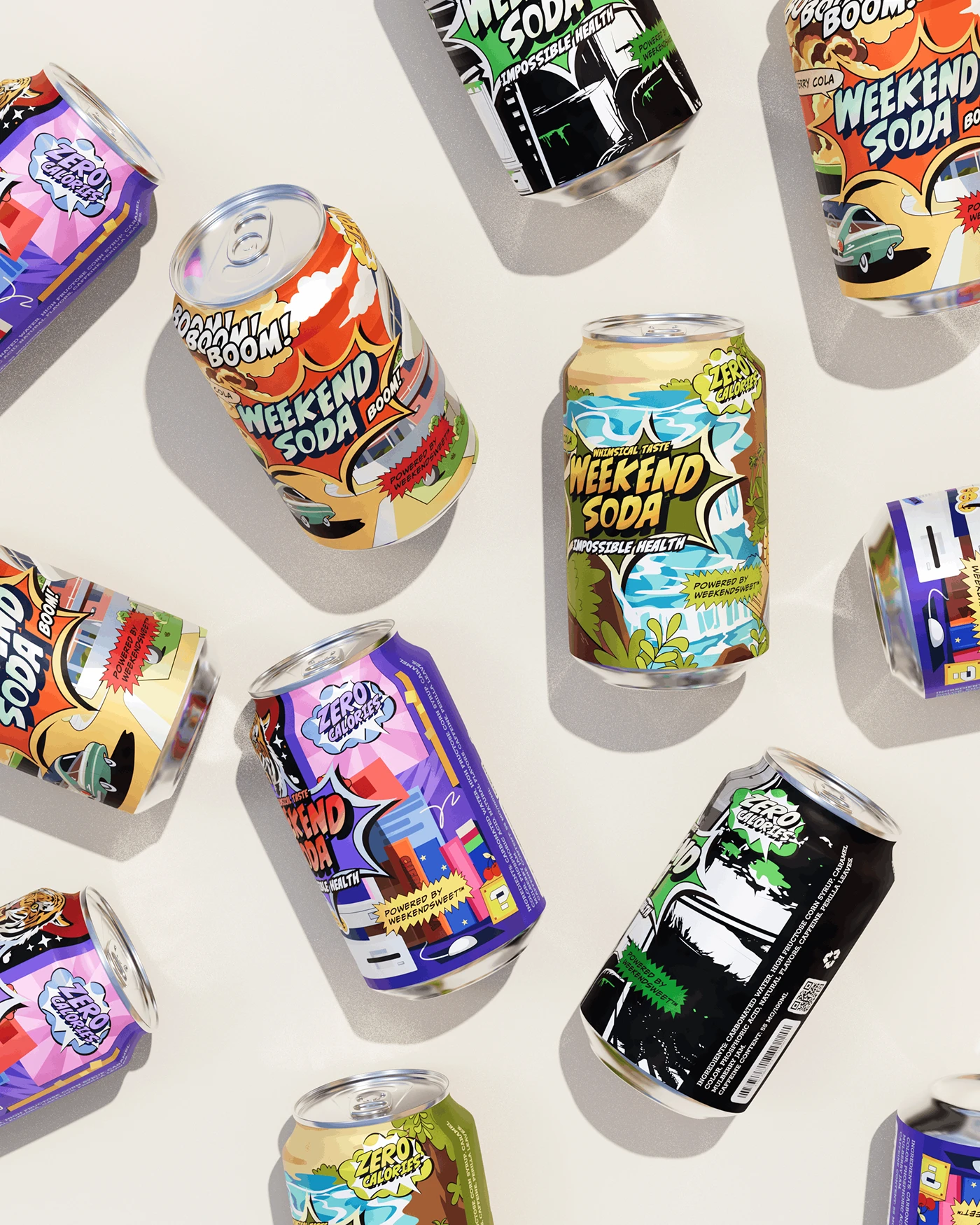 weekendsoda design branding Advertising visual identity Brand Design ILLUSTRATION adobe illustrator cartoon Drawing