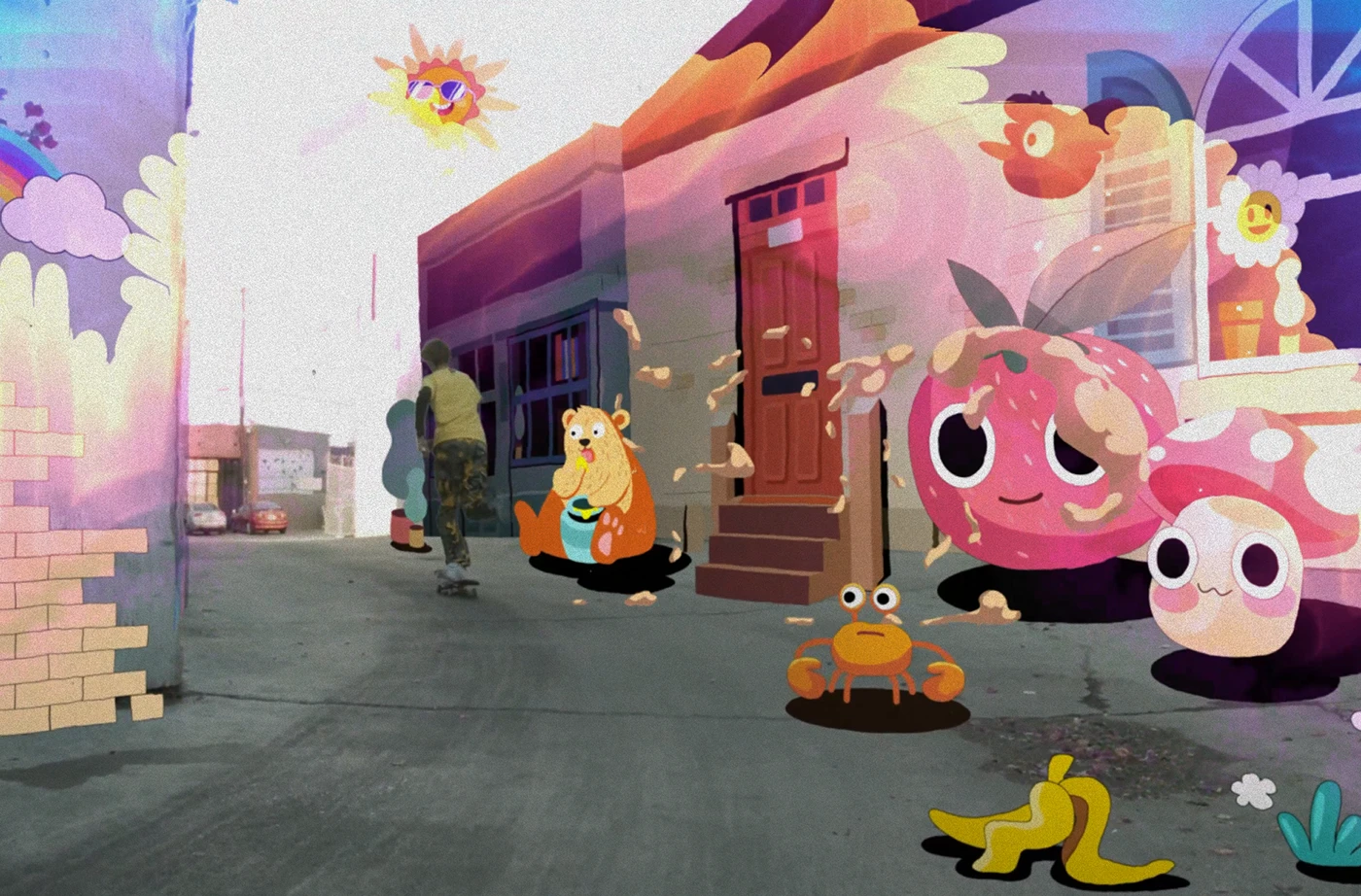 brand film commercial animation live action 2D Animation motion design