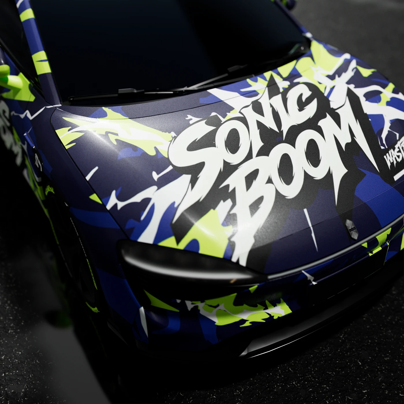 car wrap Livery automotive LUXEED Street Art Graffiti Gaming gen z manga custom paint