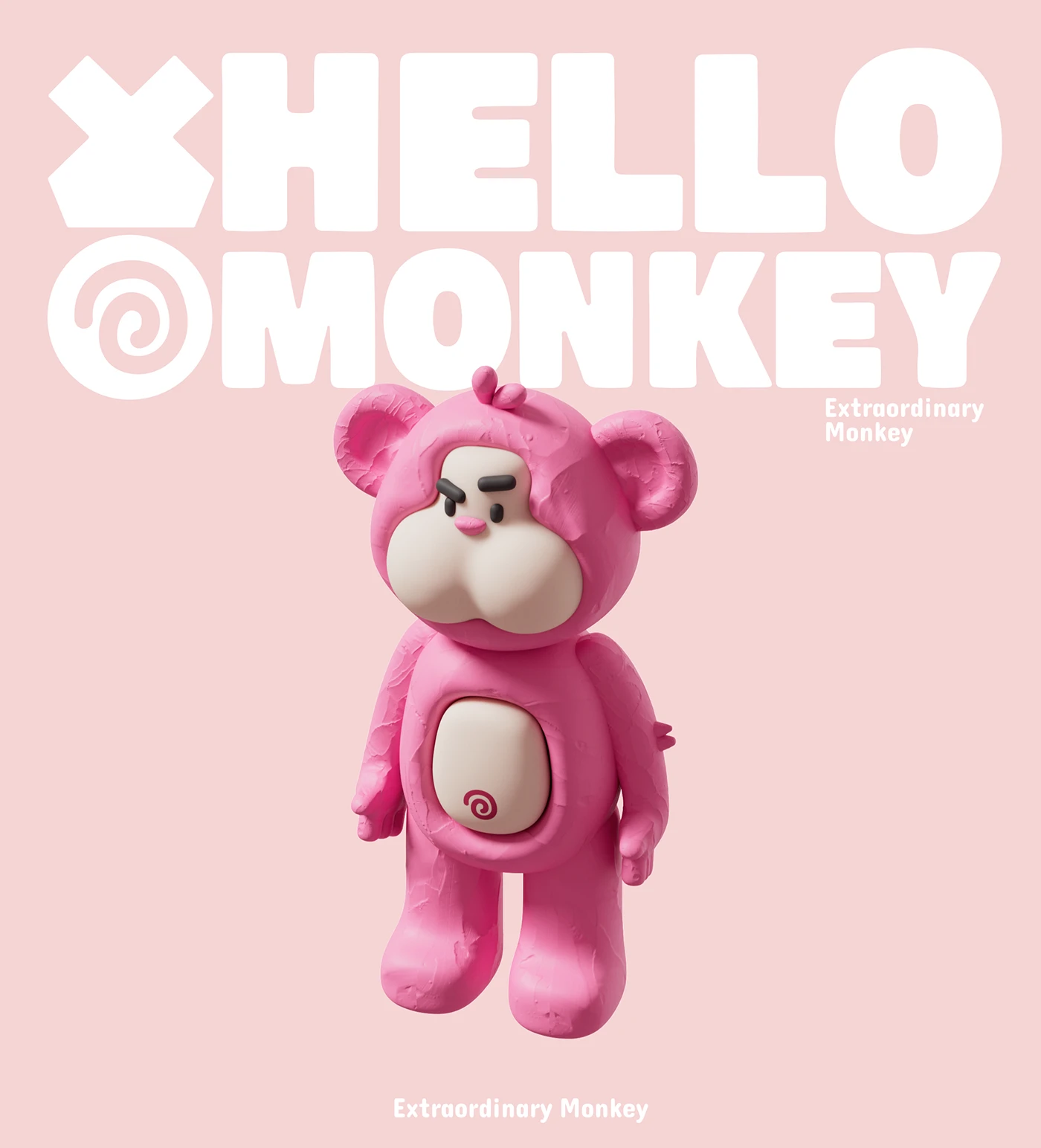 cartoon Mud Monkey Mascot ILLUSTRATION design branding Logo Design Graphic Designer adobe illustrator brand identity
