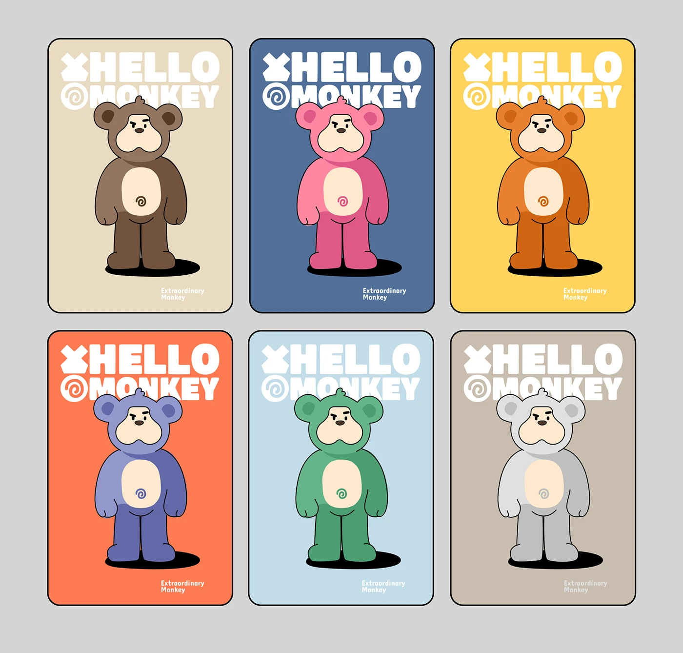 cartoon Mud Monkey Mascot ILLUSTRATION design branding Logo Design Graphic Designer adobe illustrator brand identity