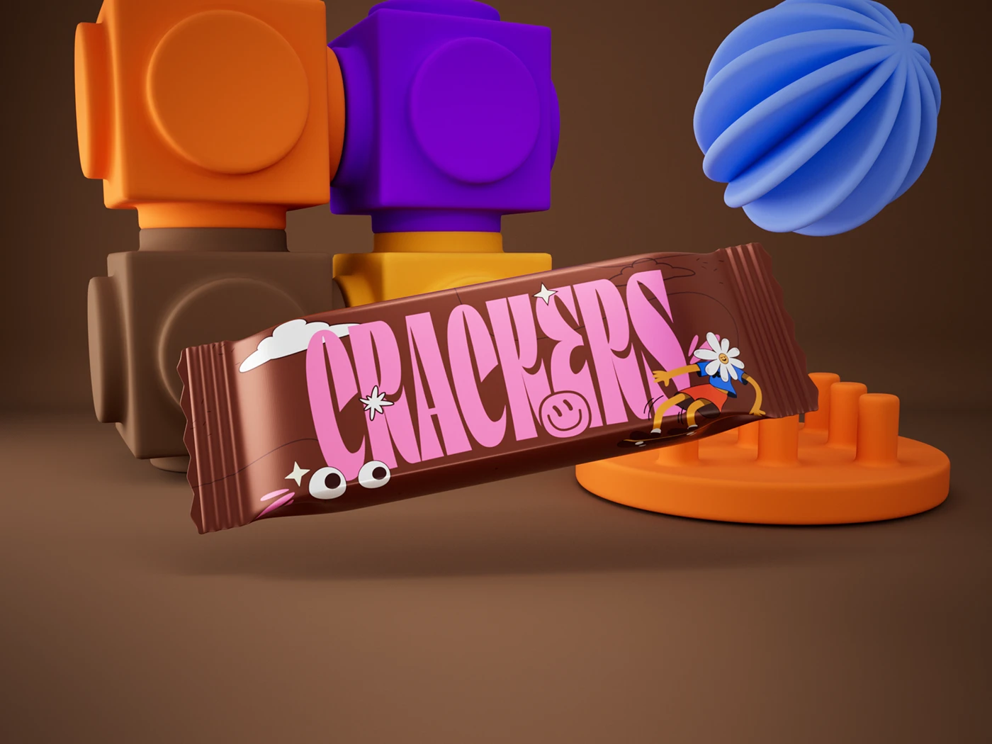 packaging design snack ILLUSTRATION cartoon Retro branding foil packaging graphic design Character design