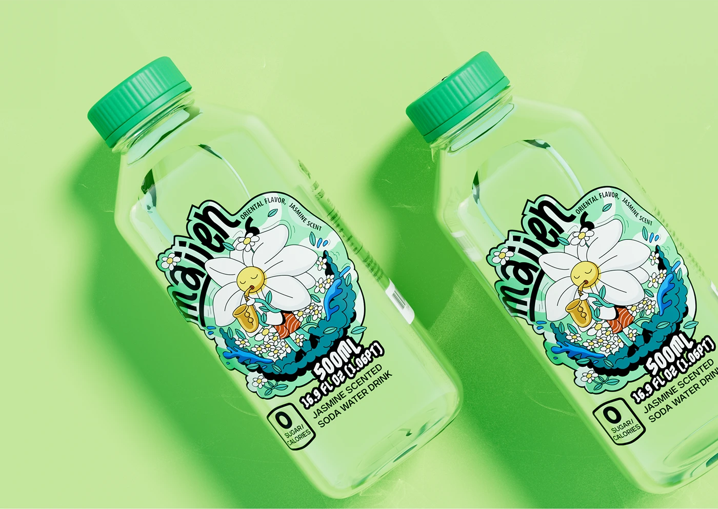 Packaging soda bottle water drink beverage branding  brand identity design ILLUSTRATION 