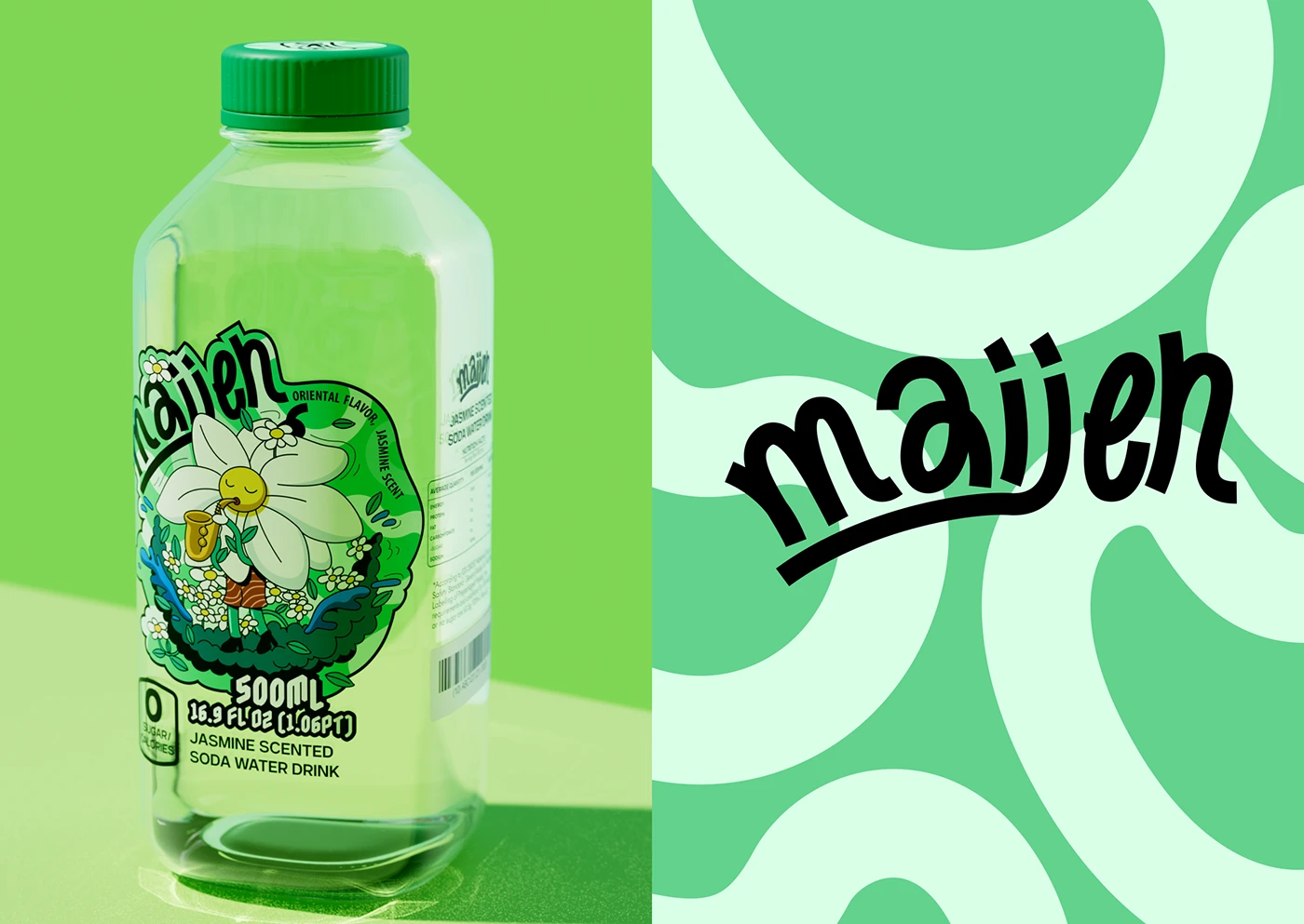 Packaging soda bottle water drink beverage branding  brand identity design ILLUSTRATION 