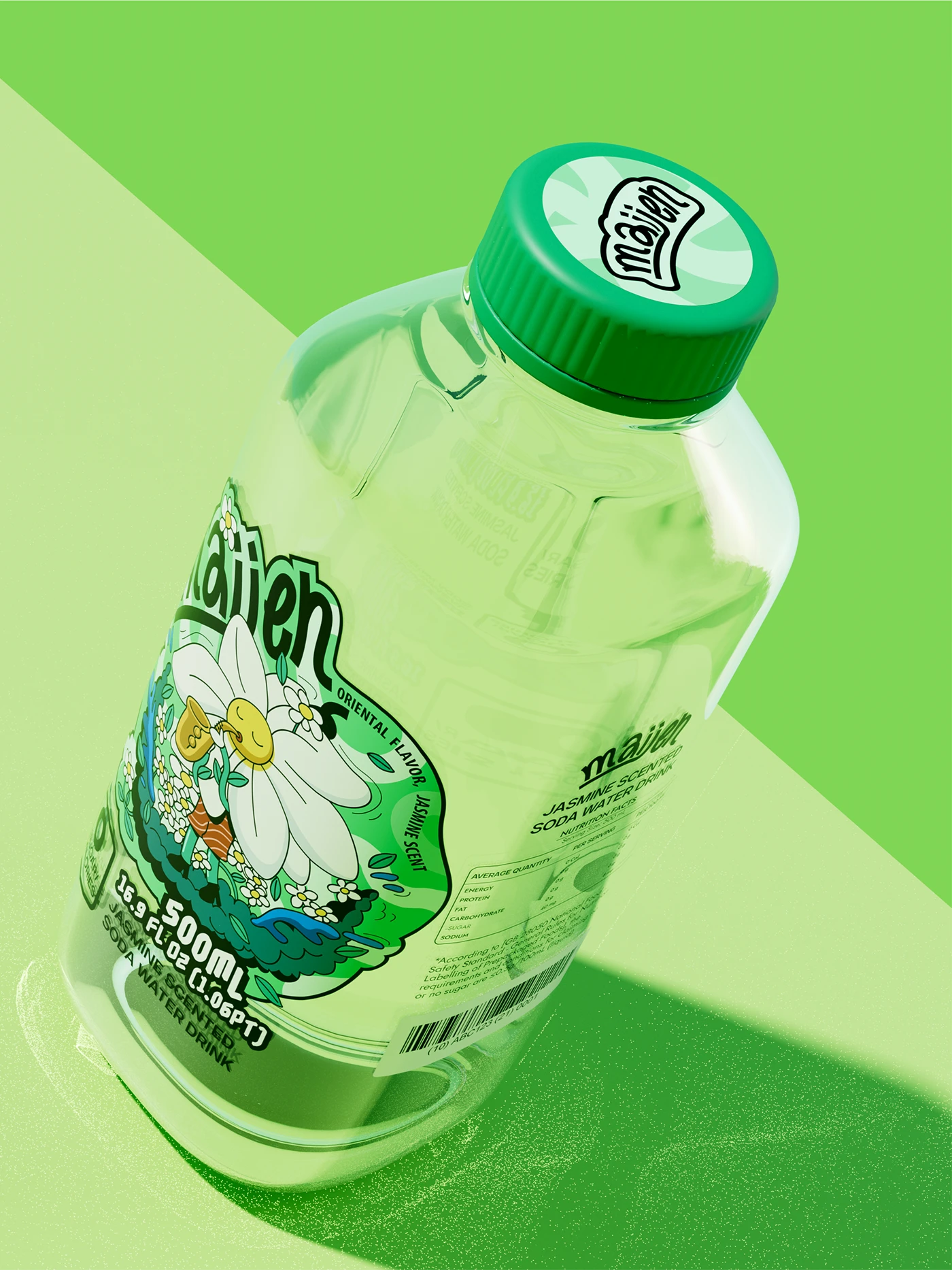 Packaging soda bottle water drink beverage branding  brand identity design ILLUSTRATION 