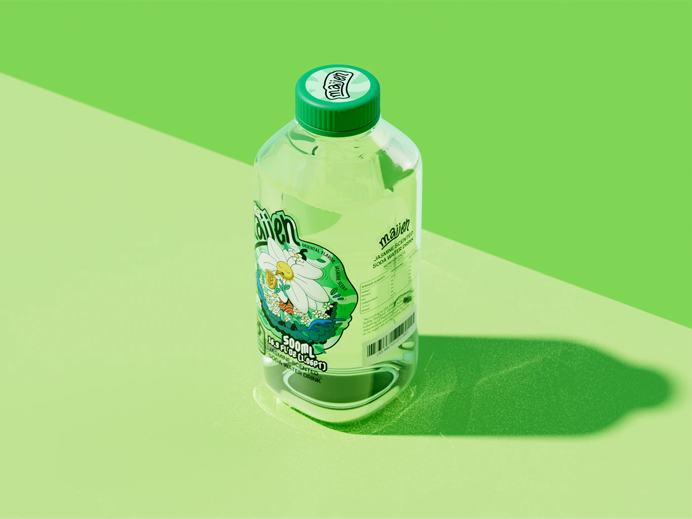 Packaging soda bottle water drink beverage branding  brand identity design ILLUSTRATION 