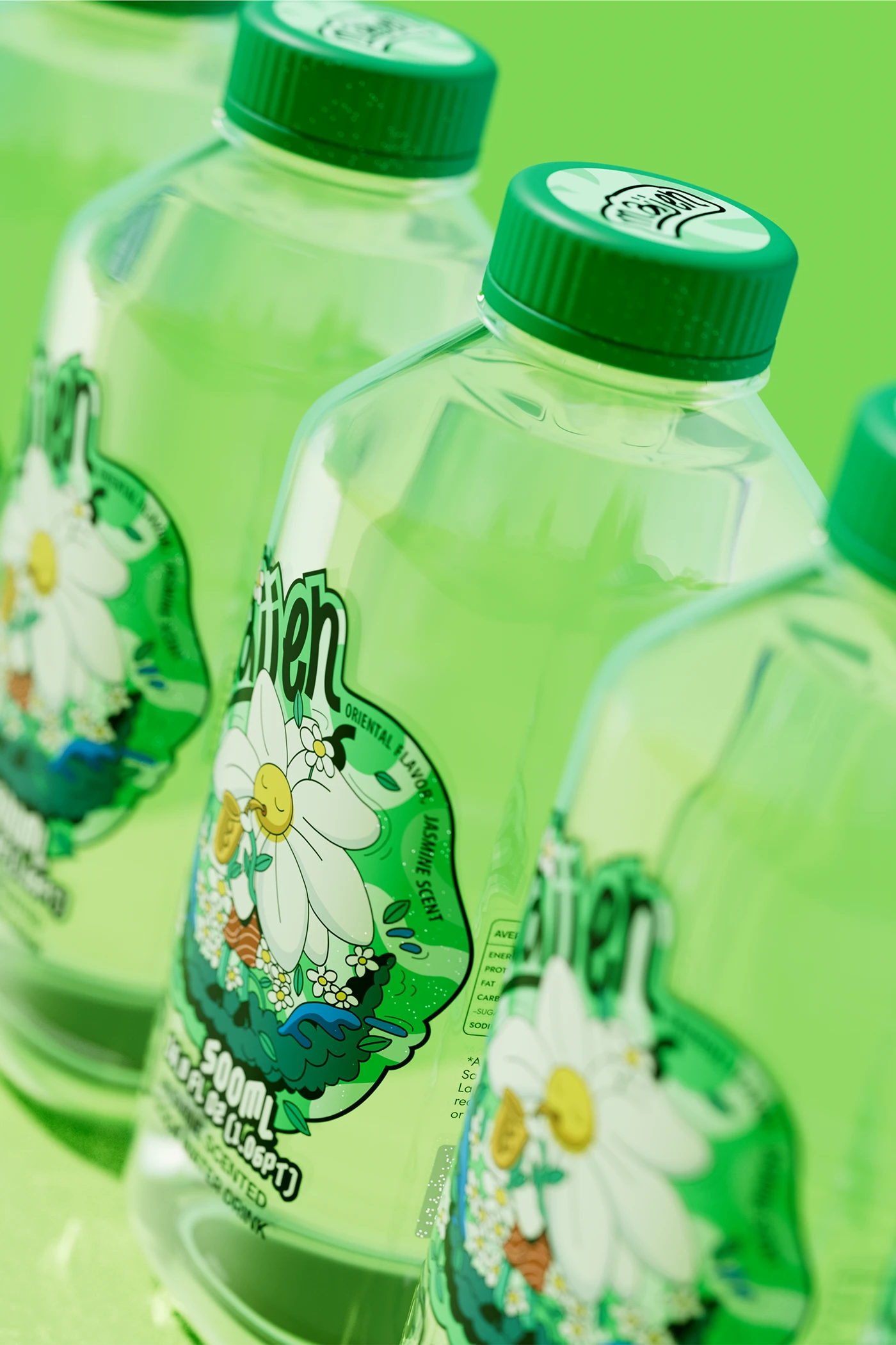 Packaging soda bottle water drink beverage branding  brand identity design ILLUSTRATION 