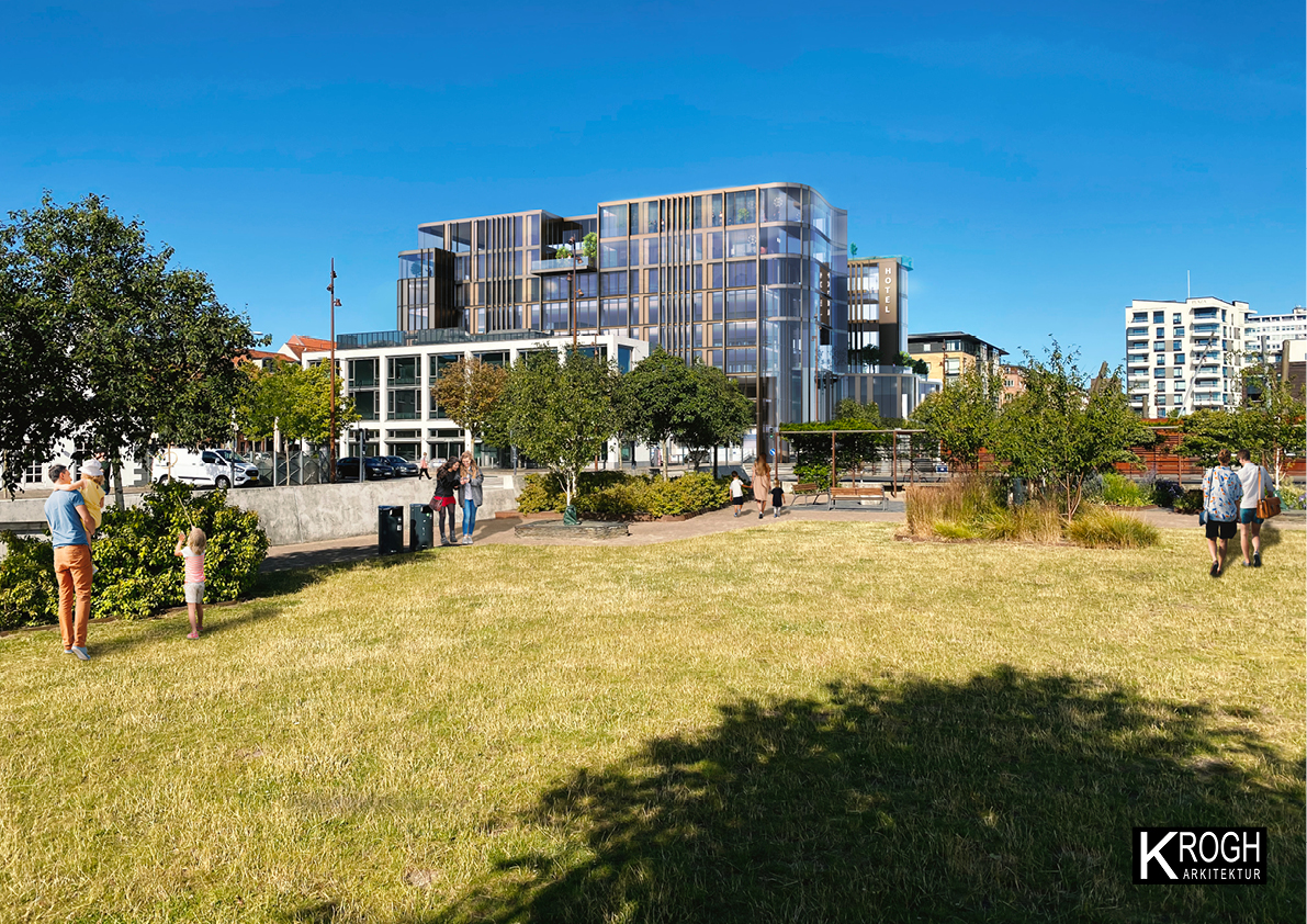 Set fra Jomfru Ane Parken ved Limfjorden