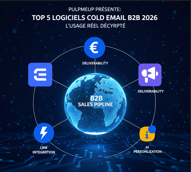 Cold email 2026 : les 5 meilleurs outils pour prospecter en B2B
