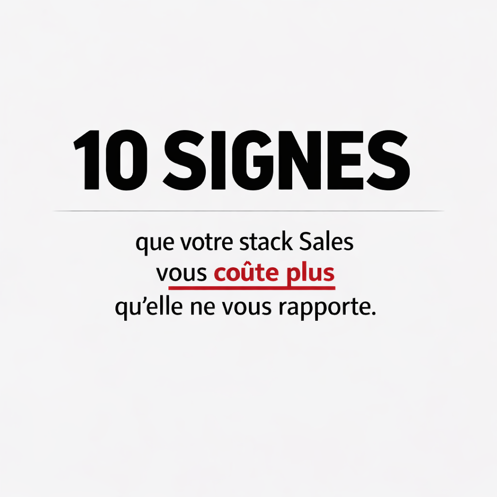 Trop d'outils, pas assez de deals ? Auditez votre Stack Sales
