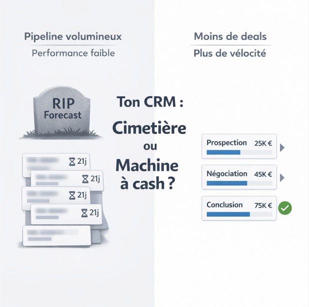 60% de votre pipeline est mort : comment nettoyer votre CRM efficacement