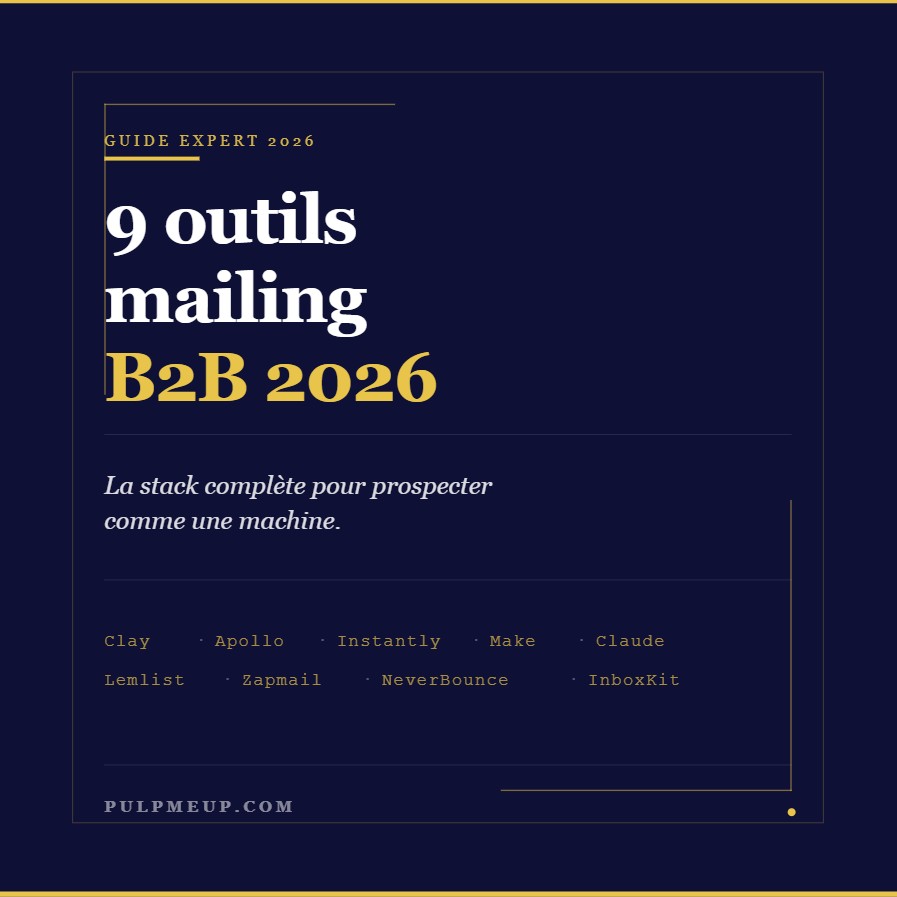 Meilleurs outils mailing B2B : la stack complète