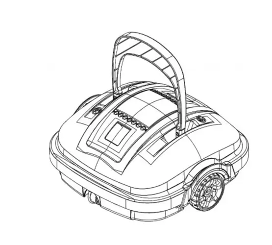 Boceto robot piscina
