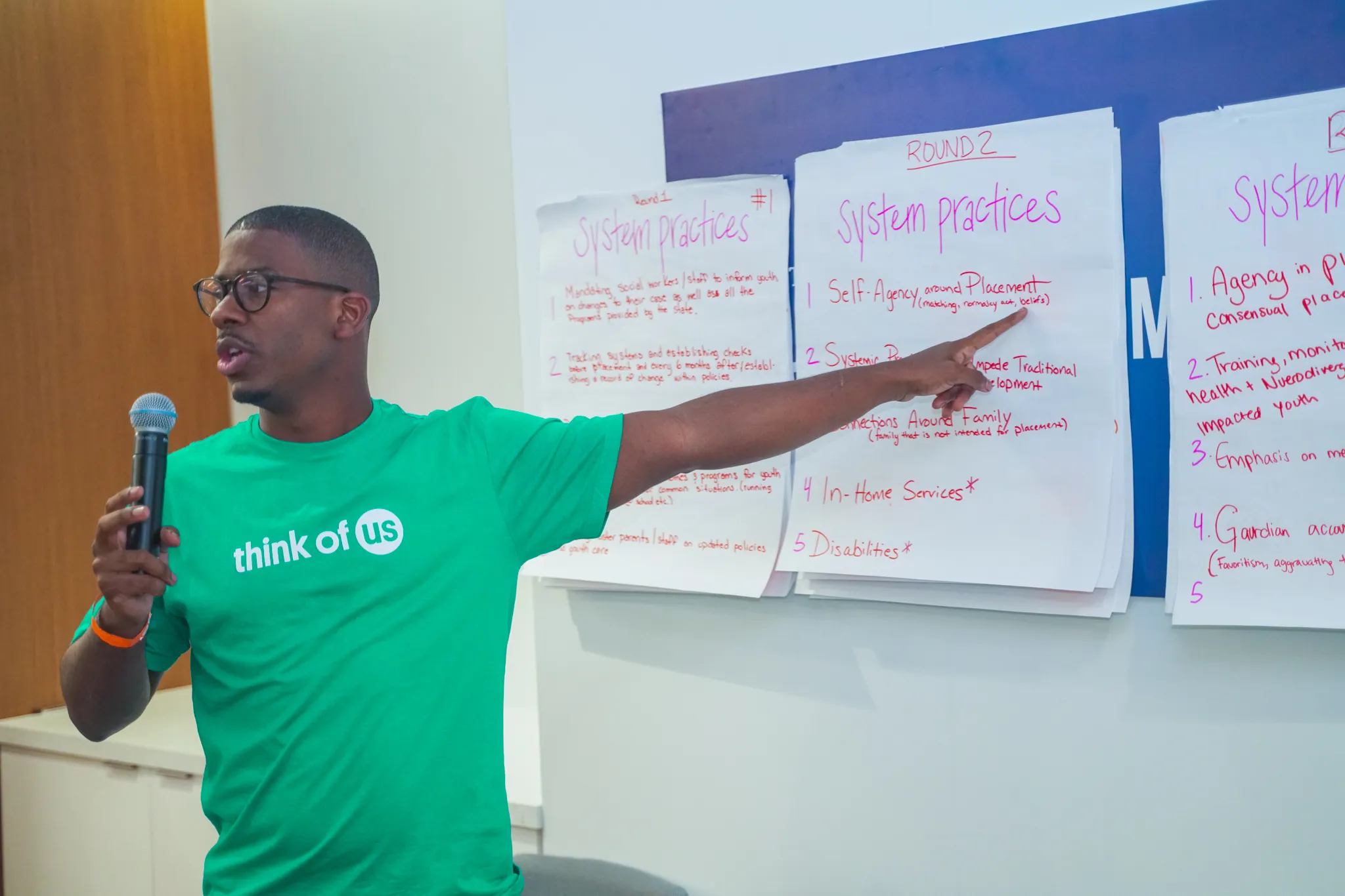 Sixto Cancel at a board