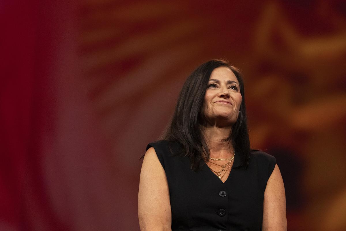 Jen Loving speaks at TED2026: All of Us. April 13-17, 2026, Vancouver, BC. Photo: Jasmina Tomic / TED