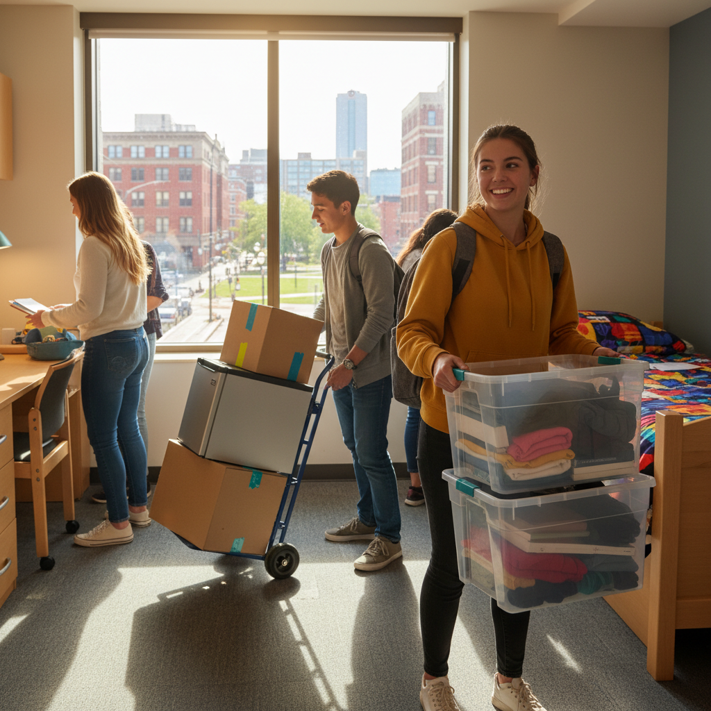 Urban Campus Moving Solutions for City College Students - college student tips