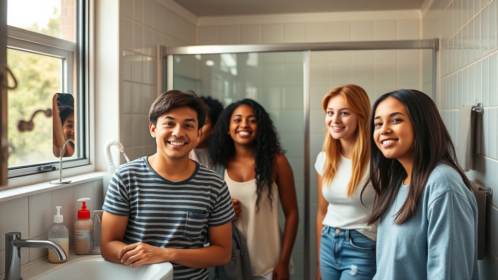 Dorm communal bathroom essentials for college students