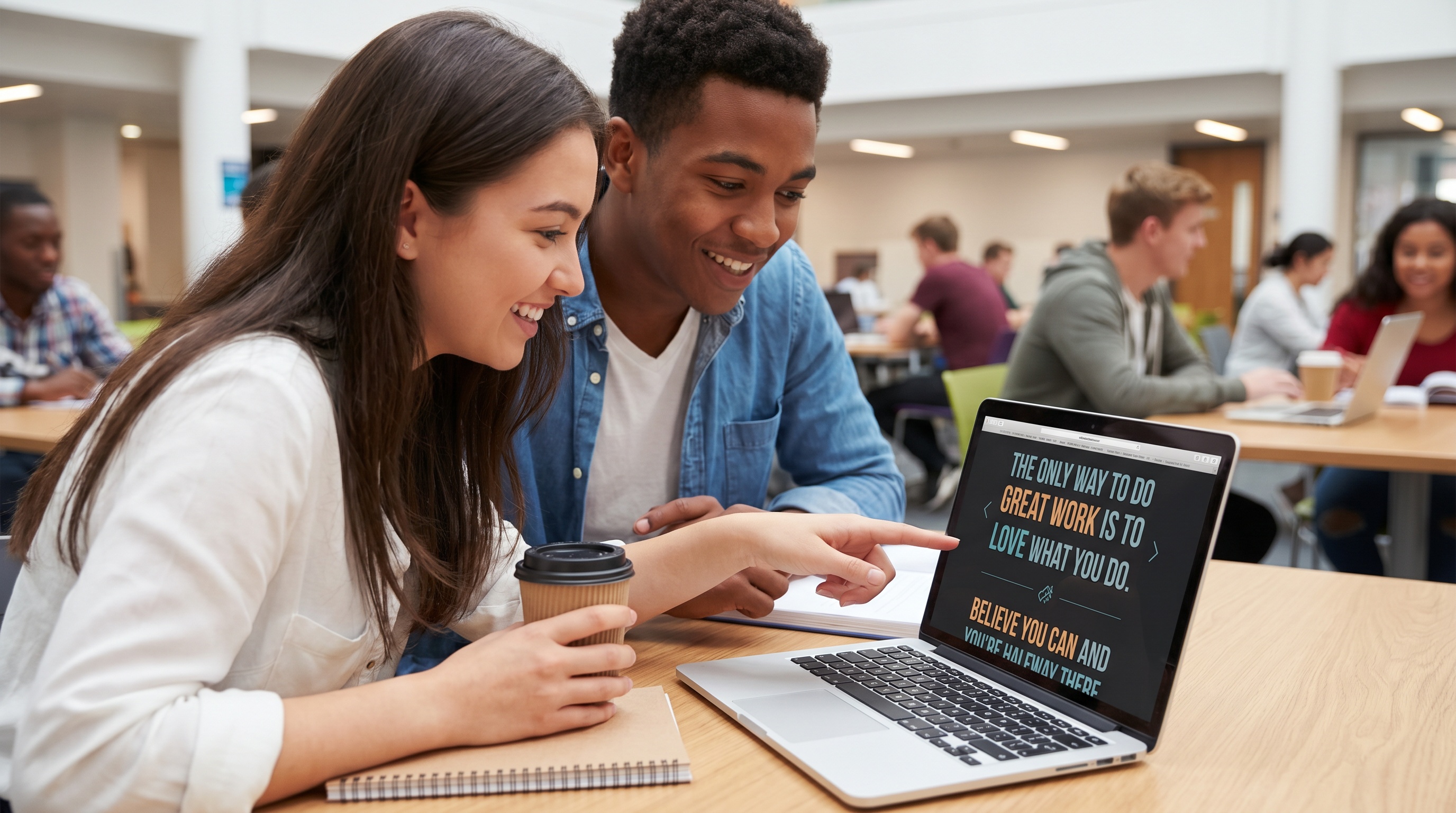 Students comparing moving quotes on laptop