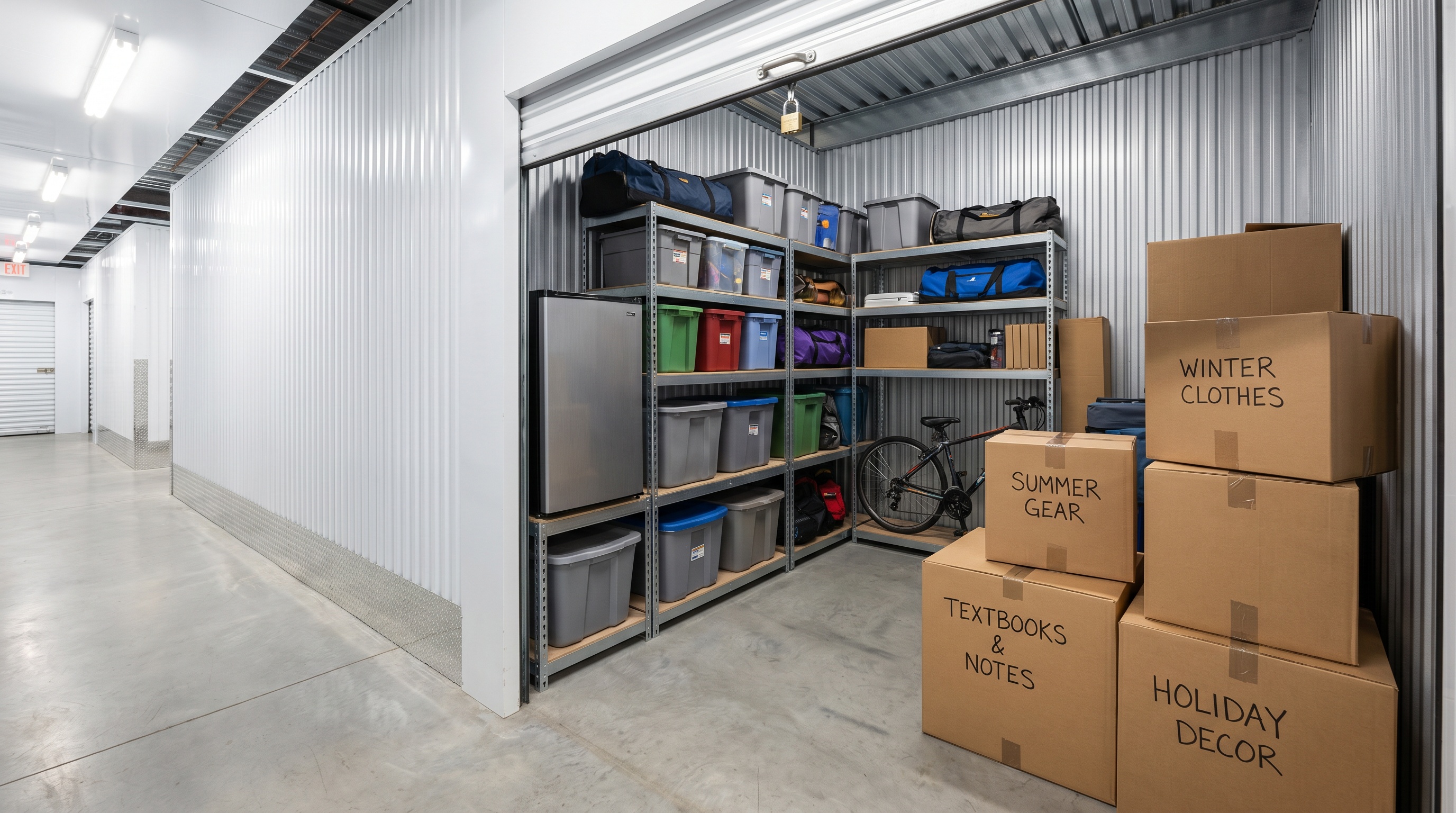 Organized storage solutions for college students