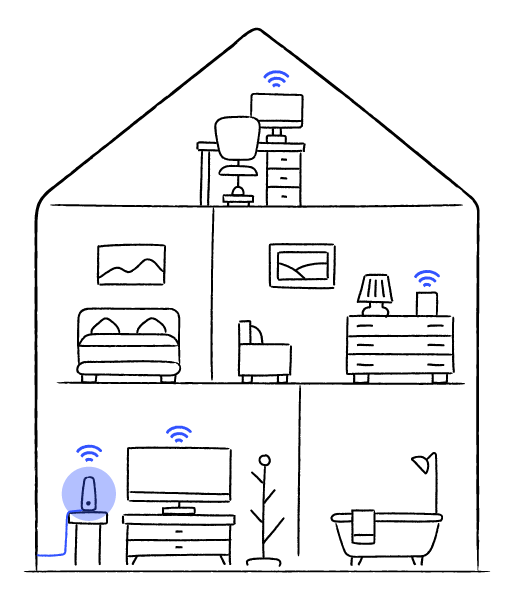 Connected devices in your home image
