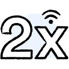 2x
