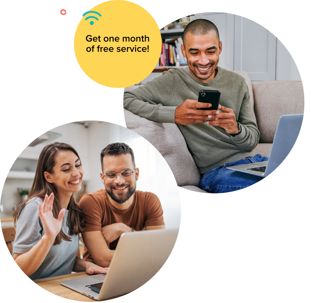Get one month of free service