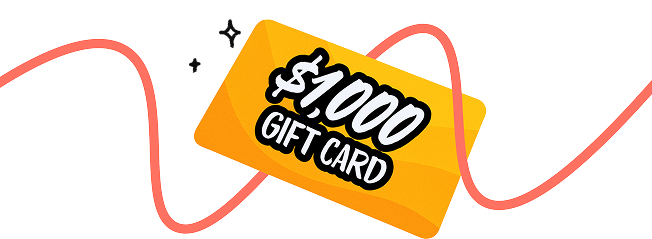 $1000 gift card ting