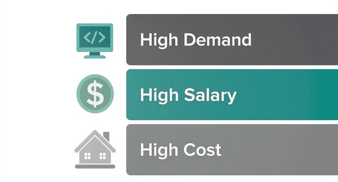 Infographic about san francisco startup jobs
