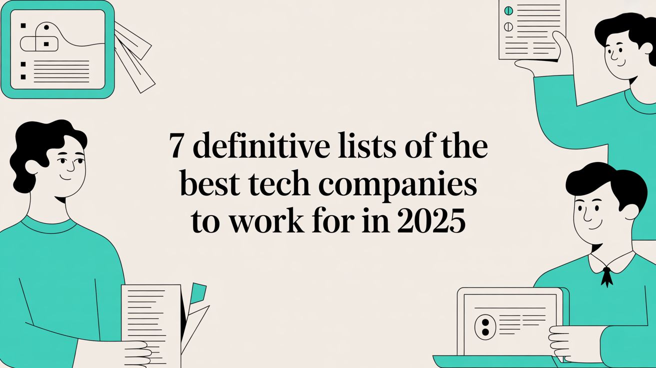 7 Definitive Lists of the Best Tech Companies to Work For in 2025