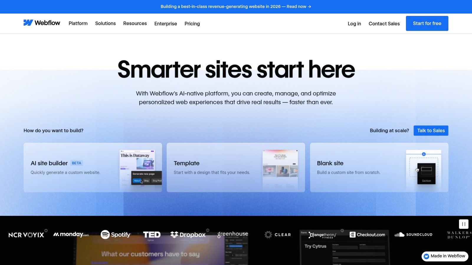 Webflow (Templates + Showcase)