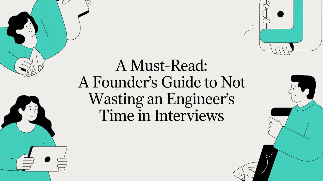A Founder's Guide to Not Wasting an Engineer's Time in Interviews