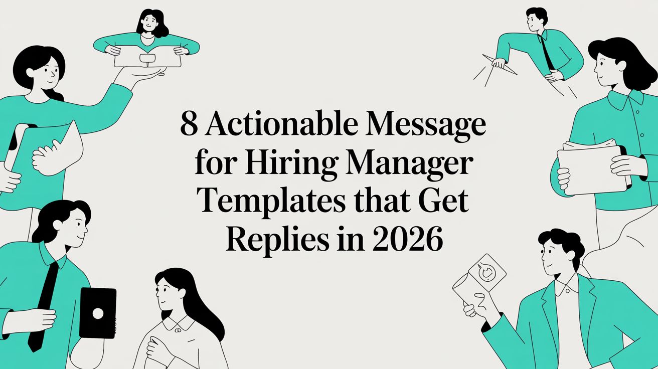 8 Actionable Message for Hiring Manager Templates That Get Replies in 2026