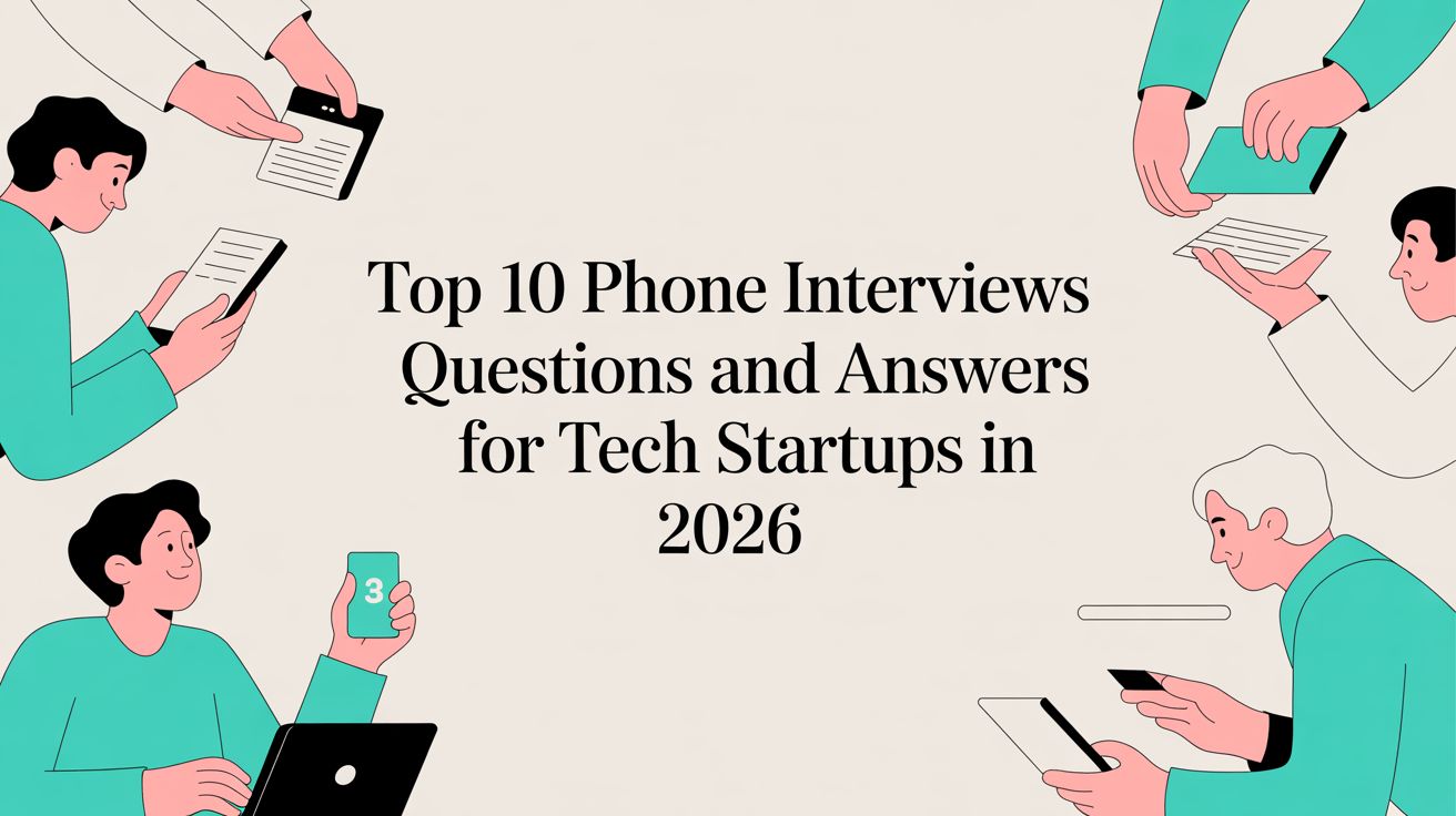 Top 10 Phone Interviews Questions and Answers for Tech Startups in 2026