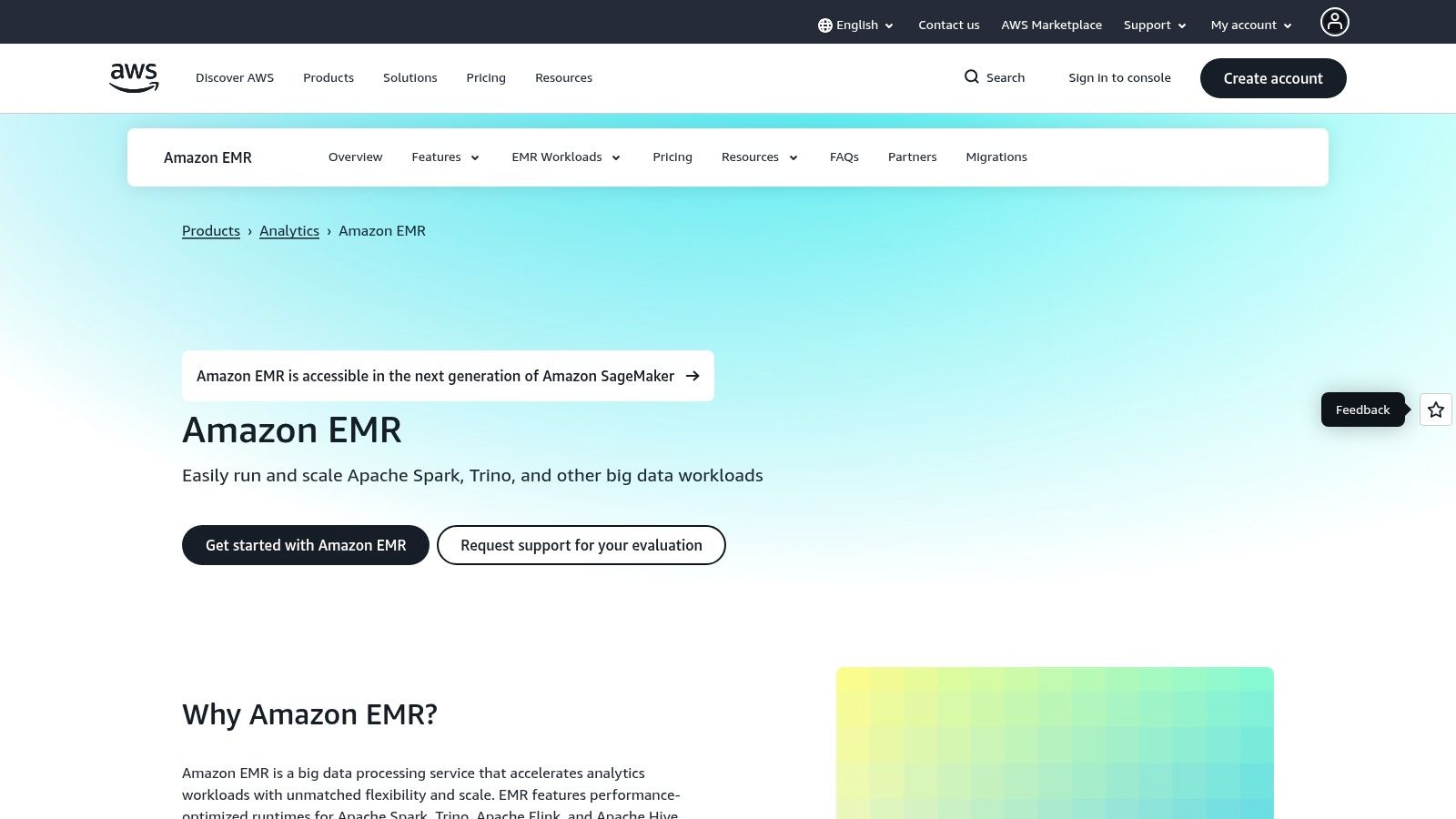 Amazon EMR (Managed Big Data Frameworks on AWS)