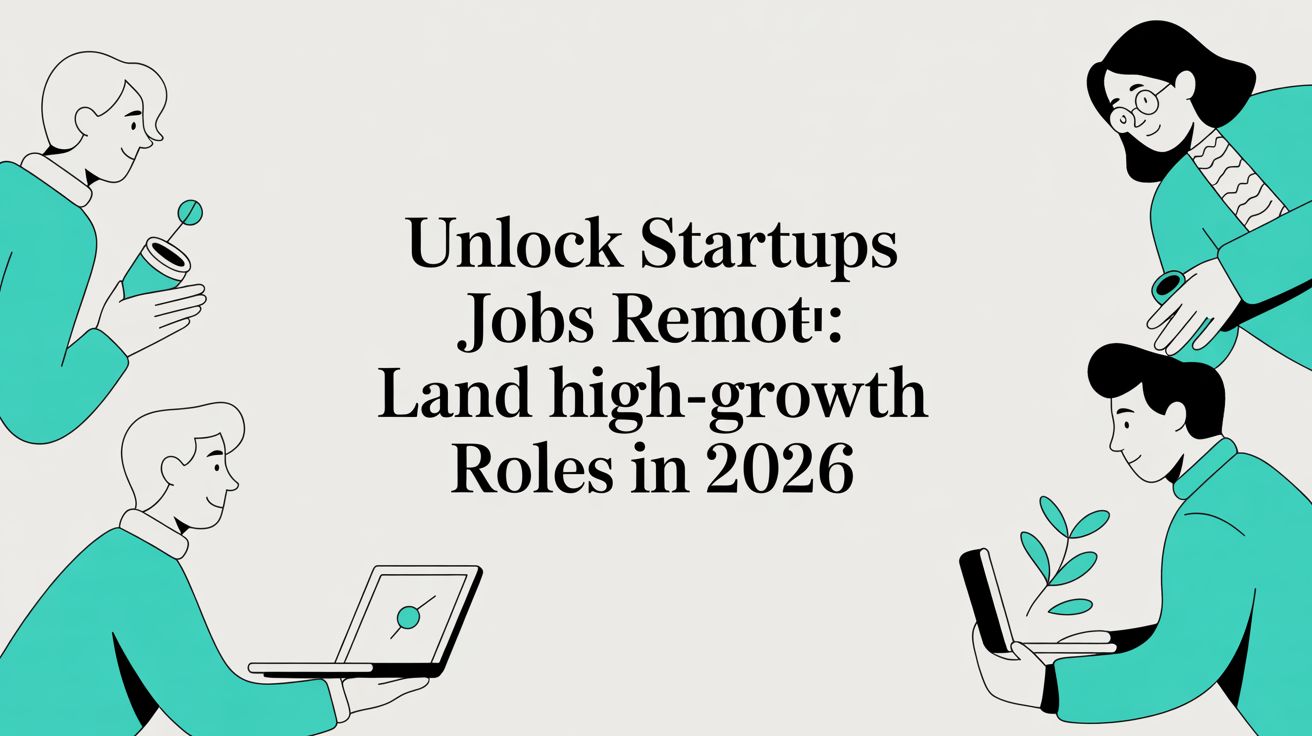 Unlock startups jobs remote: Land High-Growth Roles in 2026