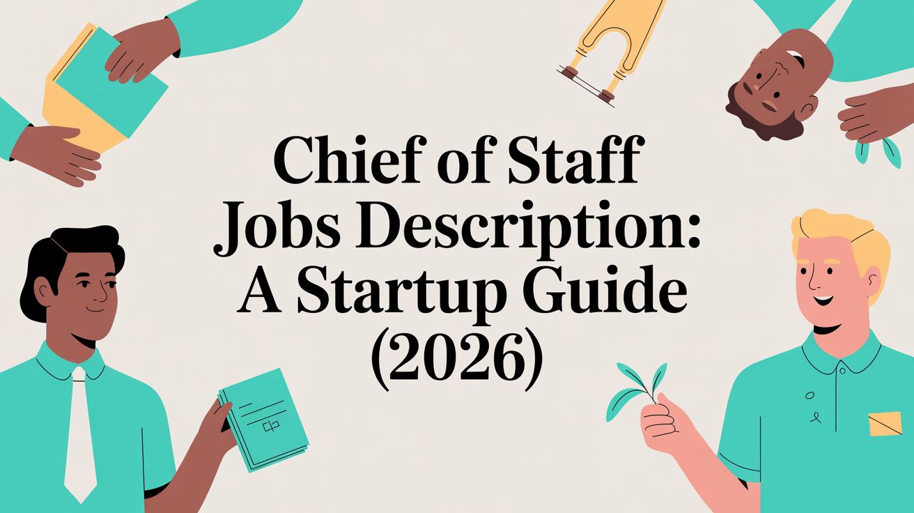 Chief of Staff Jobs Description: A Startup Guide (2026)