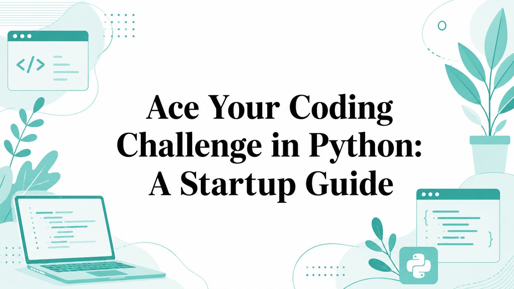 Ace Your Coding Challenge in Python: A Startup Guide