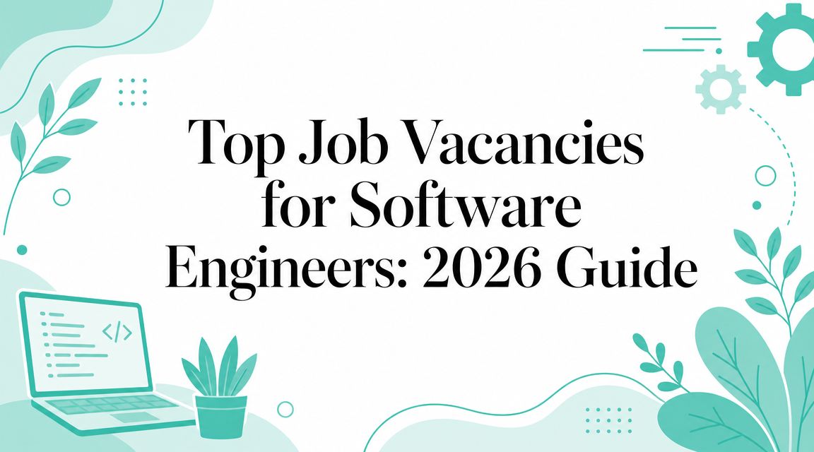 Top Job Vacancies for Software Engineers: 2026 Guide