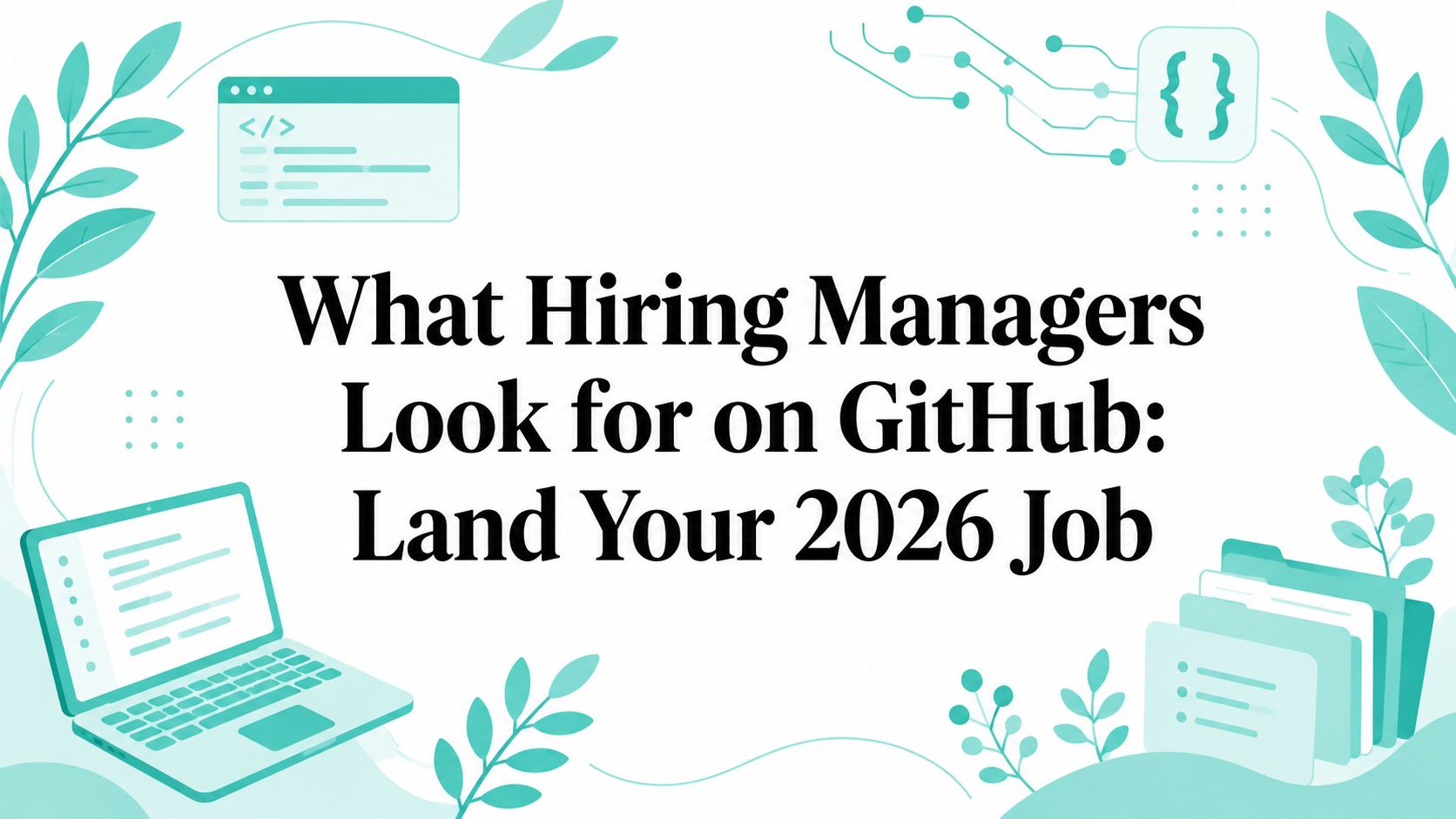 What Hiring Managers Look for on GitHub: Land Your 2026 Job